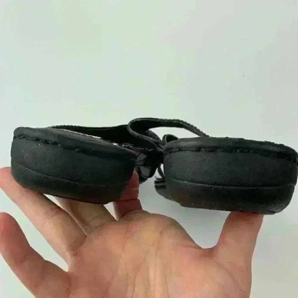 Boc Born Concept Sandals 6 36.5 M/W Black Leather View 6